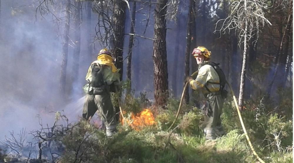 Incendio forestal en Enguera