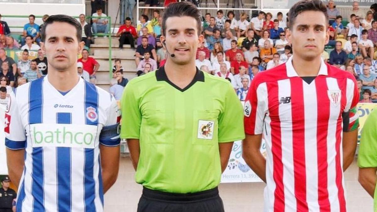 Eder Mallo, en un partido de una temporada pasada.