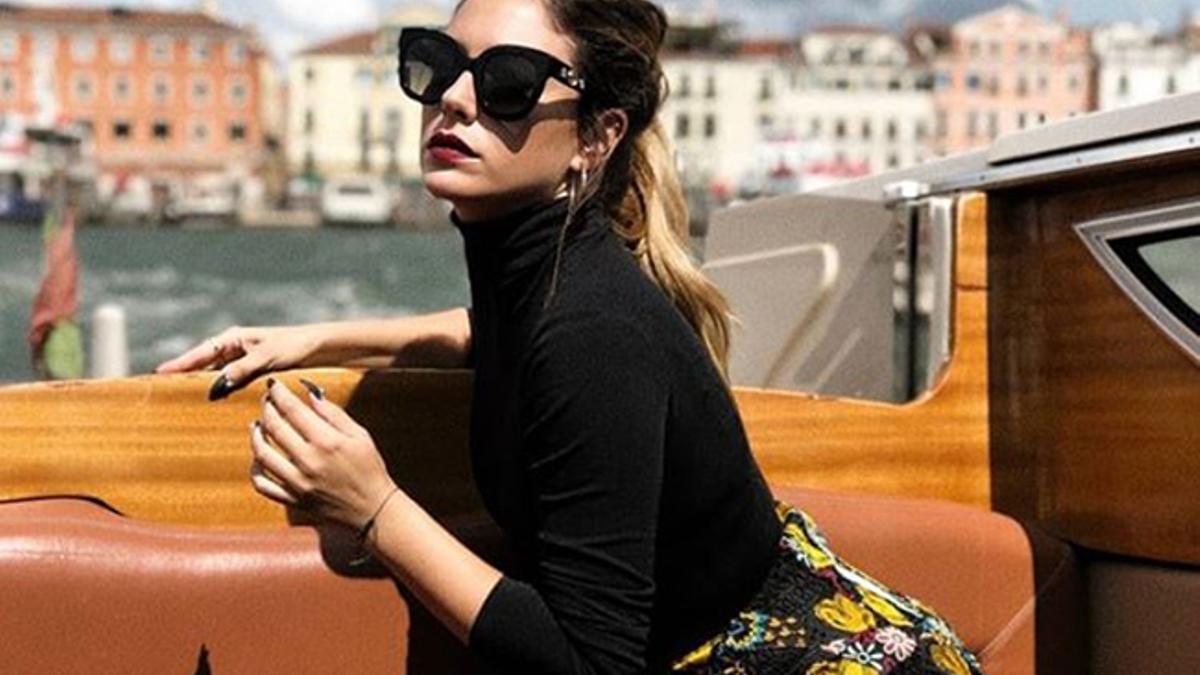Blanca Suárez con un look de Fendi en Venecia