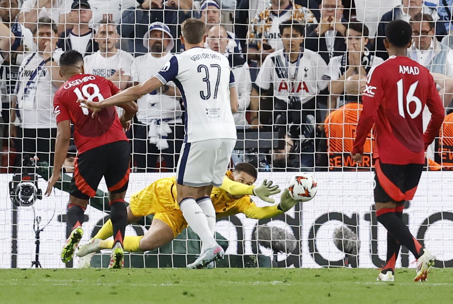 Final de la Europa League: Tottenham Hotspur - Manchester United.