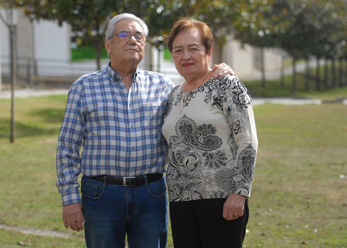 Dorinda Gómez y Luis González llevan 67 años casados y ambos emigraron a Brasil de jóvenes.