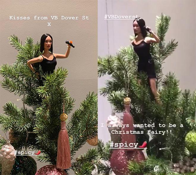 Figura del árbol de Navidad de Victoria Beckham