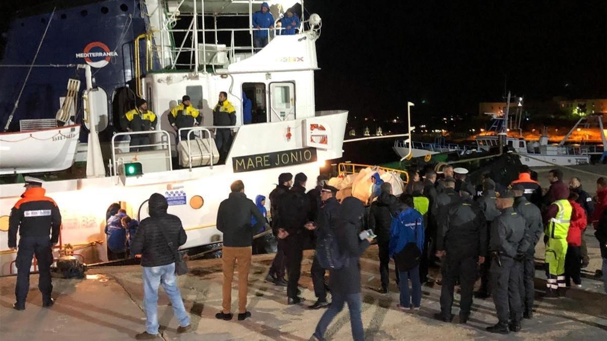 lampedusa  italia salvini inmigrantes oenegés