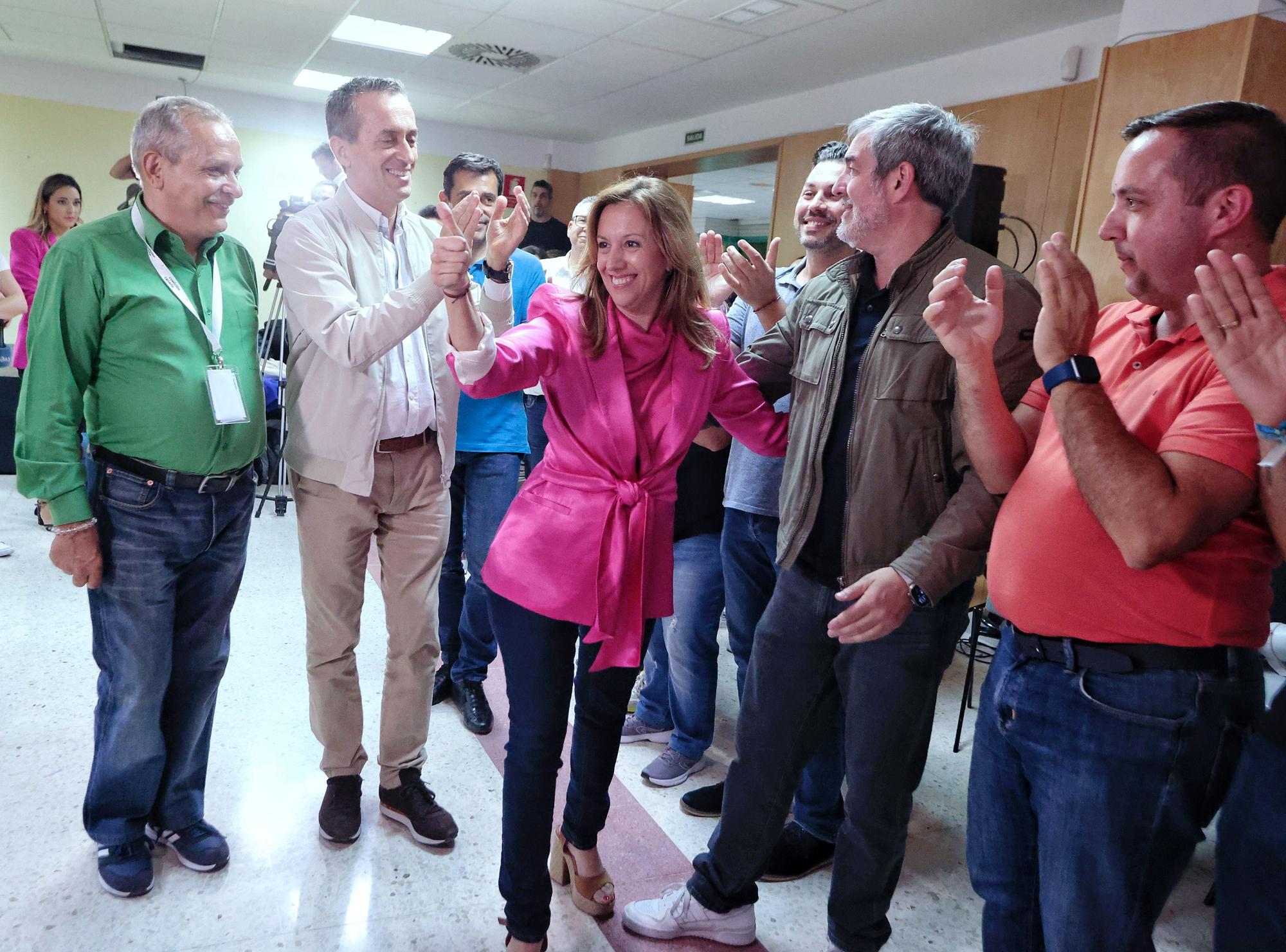 Noche electoral con Coalición Canaria