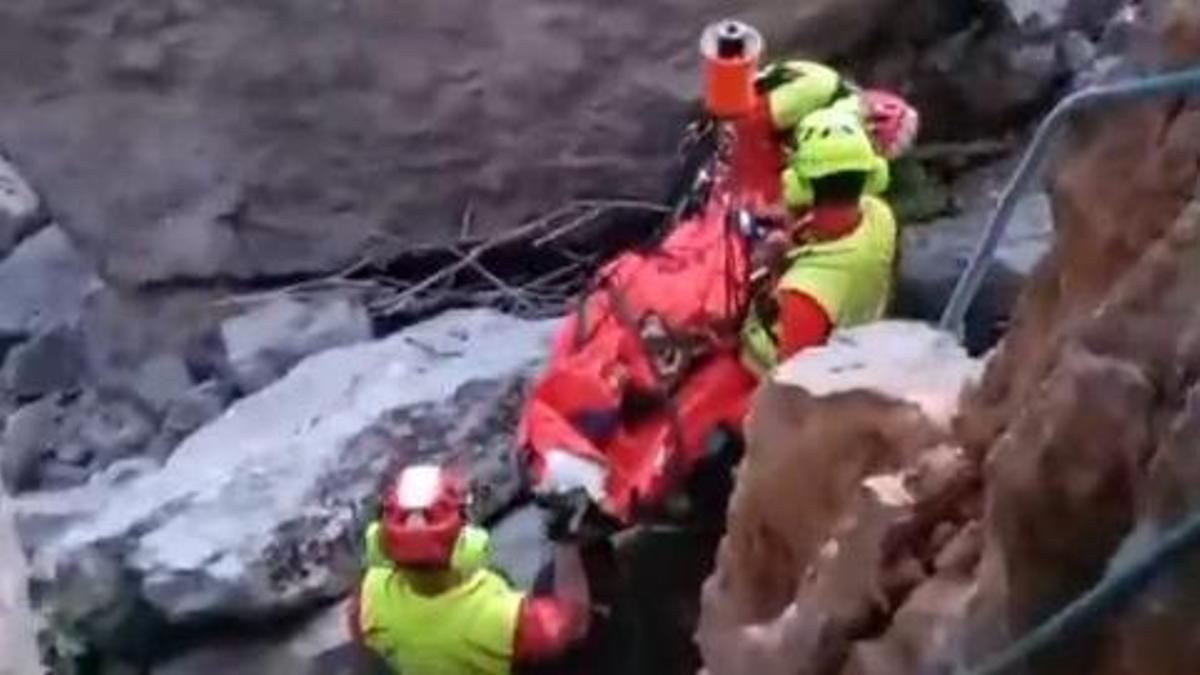 VÍDEO | Rescaten un escalador accidentat al Pedraforca
