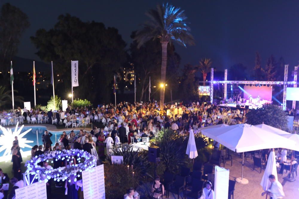 José María Aznar, Manolo Santana e Inés Sastre, entre los asistentes a la XXXV Cena de Gala de Marbella