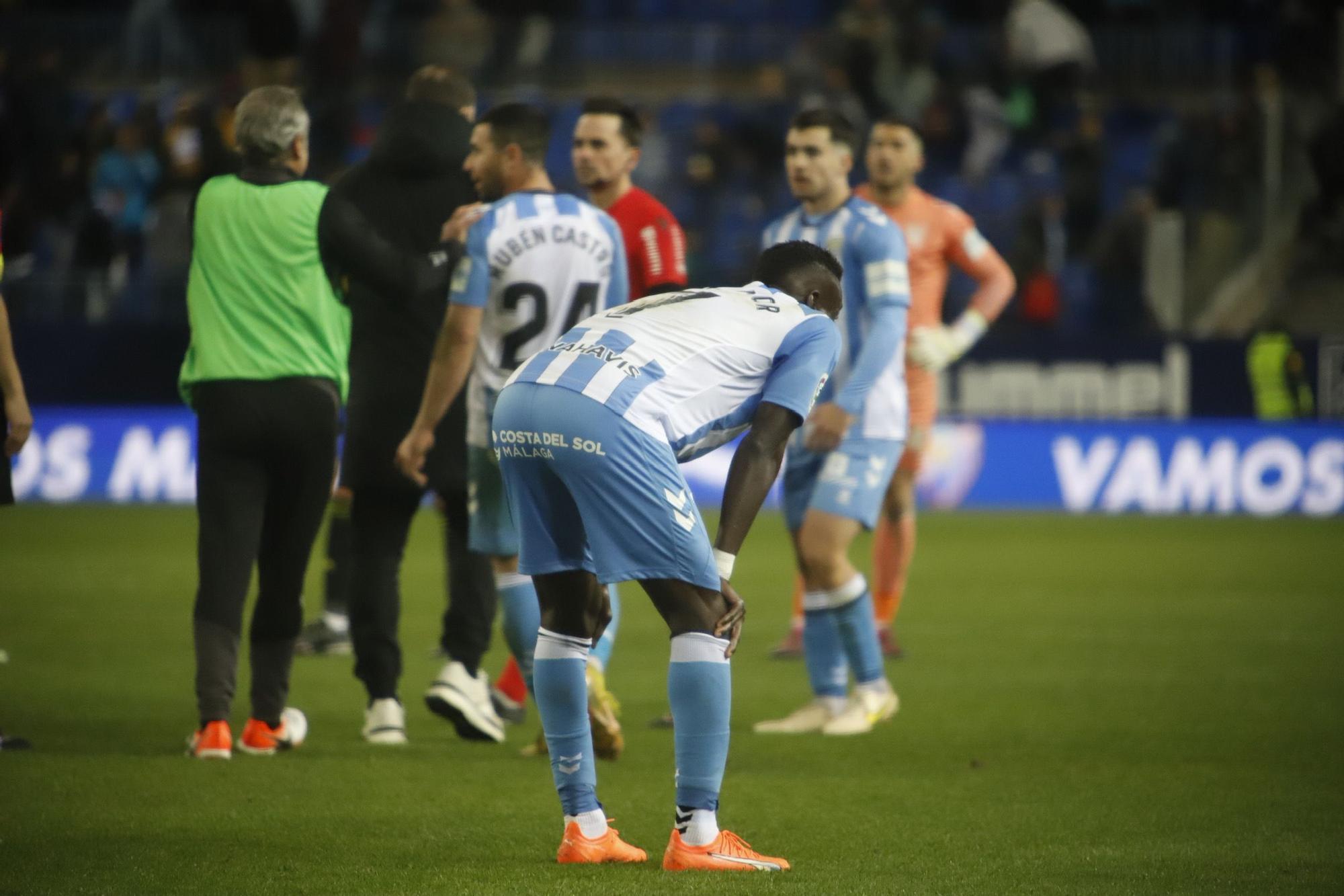 El Málaga CF - Real Oviedo, en imágenes