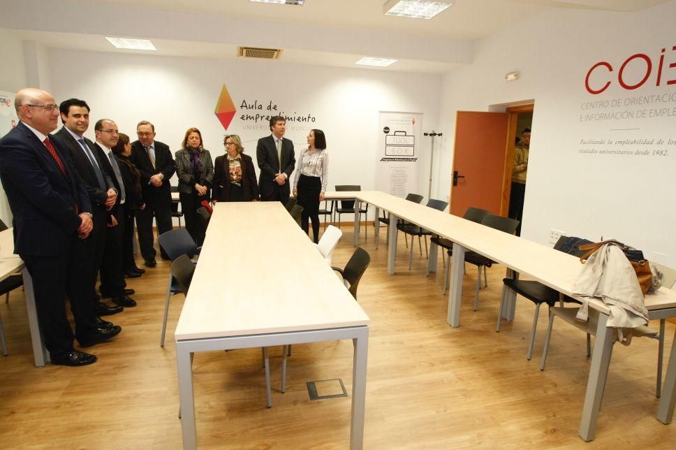 Inauguración del Aula de Emprendimiento de la UMU