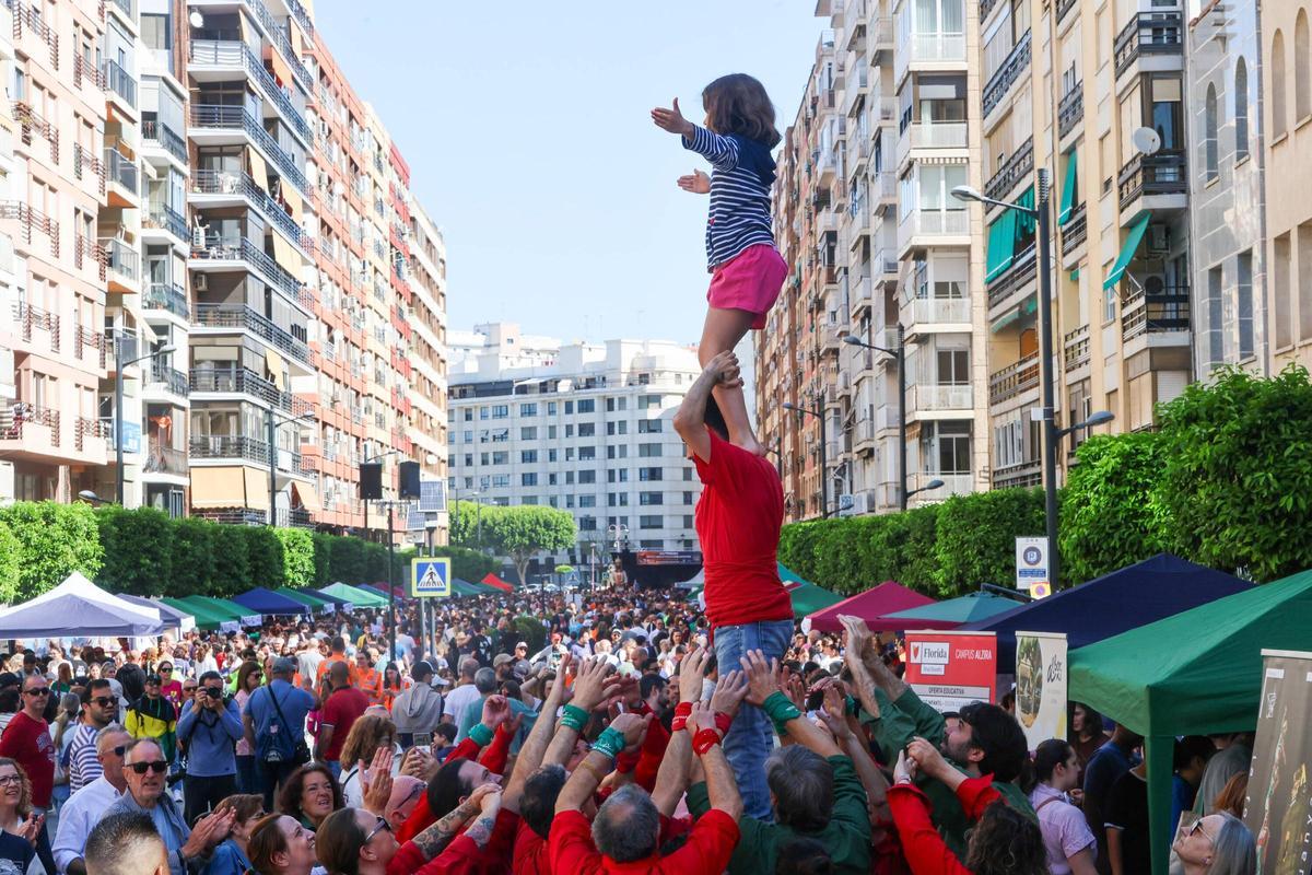 Más de 20.000 personas reivindican el futuro del valenciano en la 'Trobada' de la Ribera