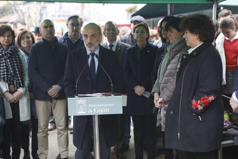 Inauguración del parque José Antonio Roncero en Gijón