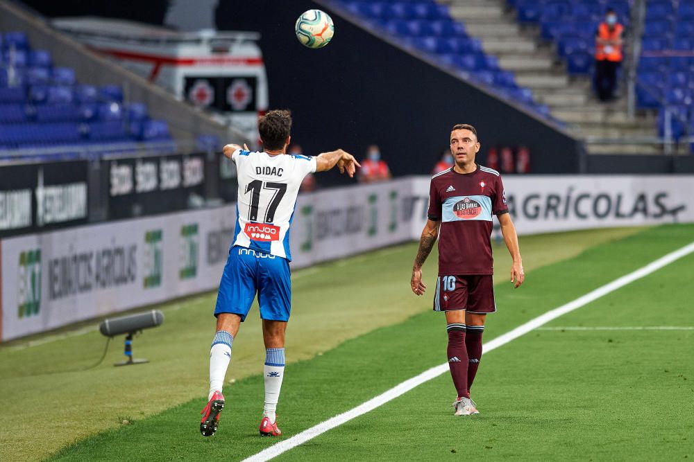 Las mejores imágenes del partido entre Espanyol y Celta de Vigo