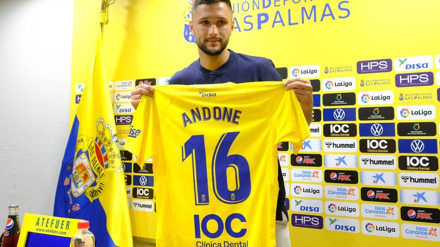Florin Andone, delantero de la UD Las Palmas: &quot;Marcar goles no se me ha olvidado&quot;