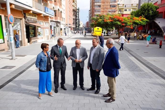 Hidalgo prueba el recorrido de la futura metroguagua del tramo Pío XII