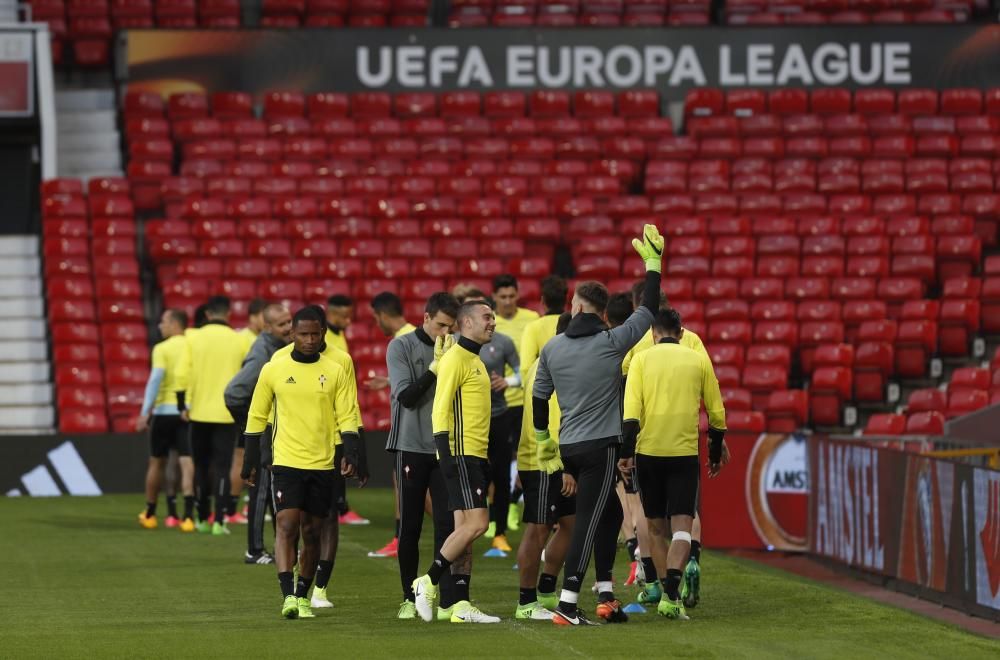 El Celta y su afición ya conocen Old Trafford