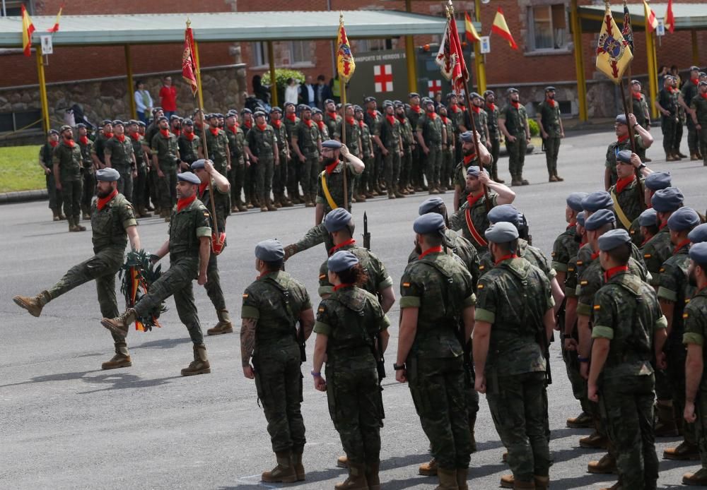 Aniversario de la Brigada Galicia en el acuartelamiento de Cabo Noval.