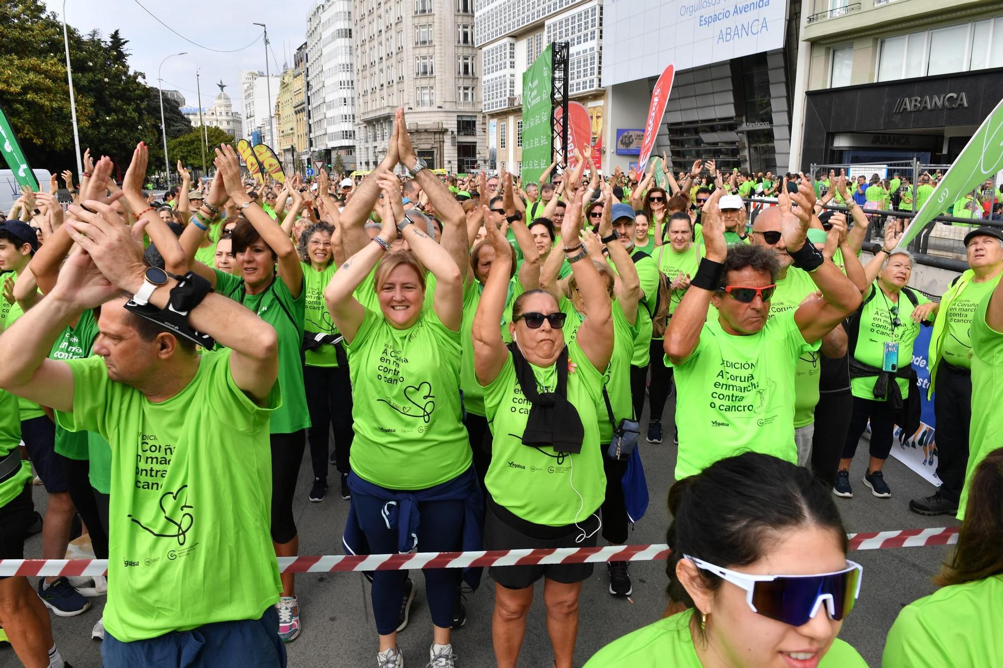 A Coruña caminó contra el cáncer