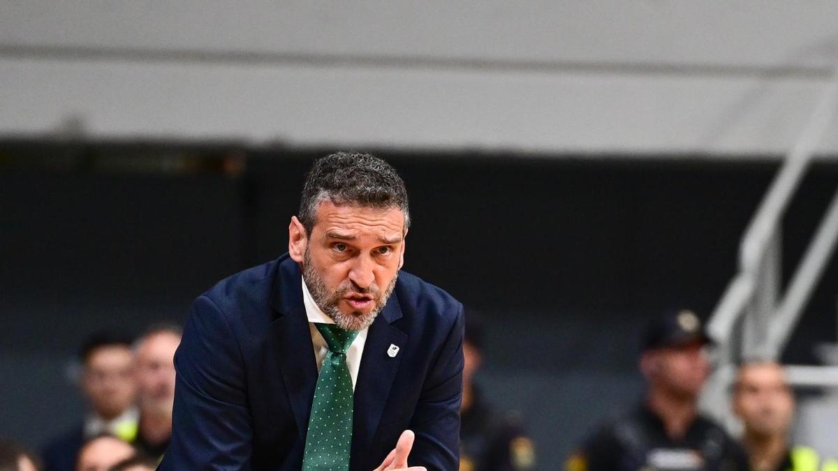 Ibon Navarro, durante el partido.