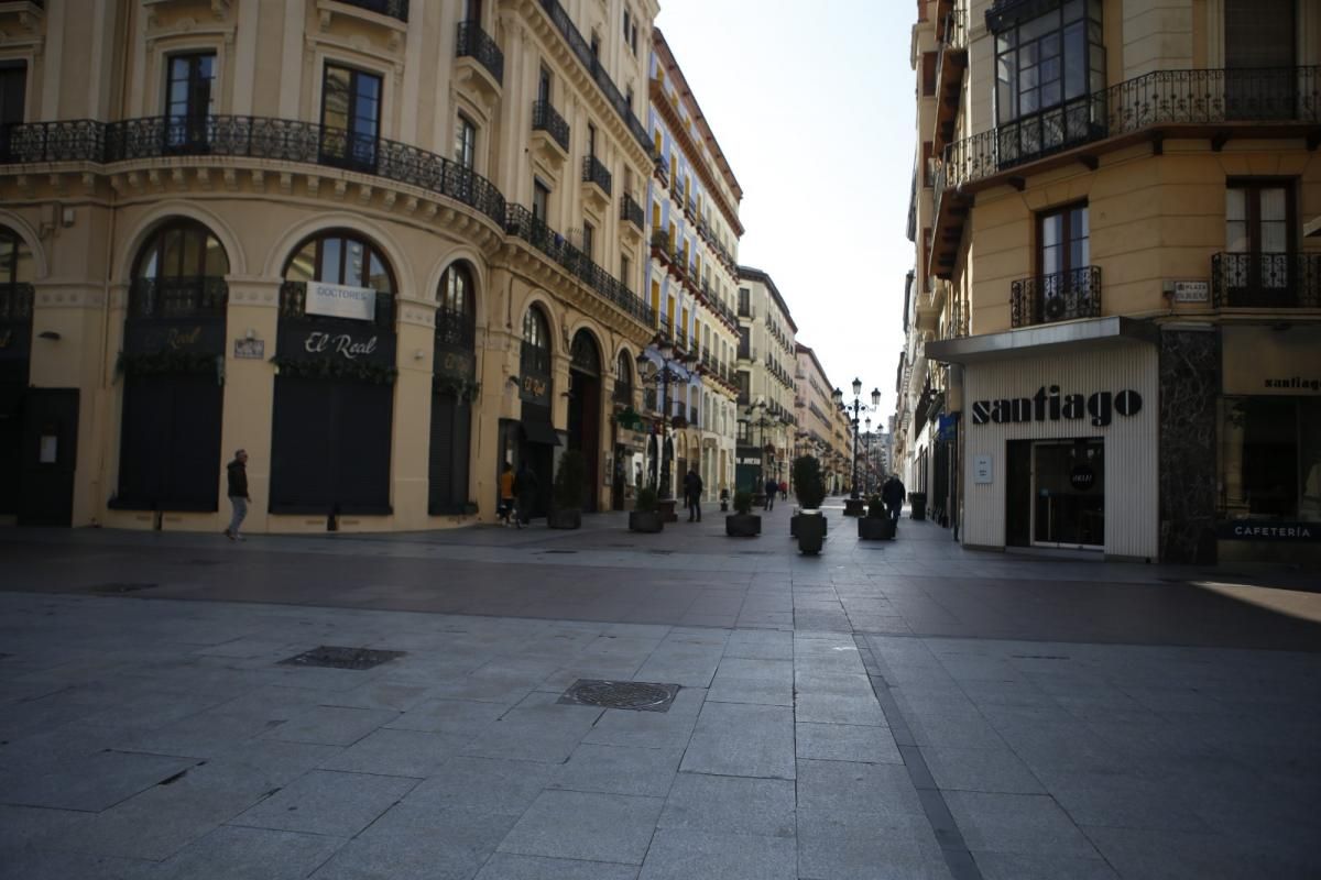 Los efectos de la alerta sanitaria por el coronavirus en Zaragoza