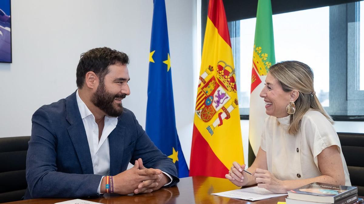 Dóniga aborda con Guardiola el futuro de Plasencia en su primera reunión tras tomar posesión como alcalde.