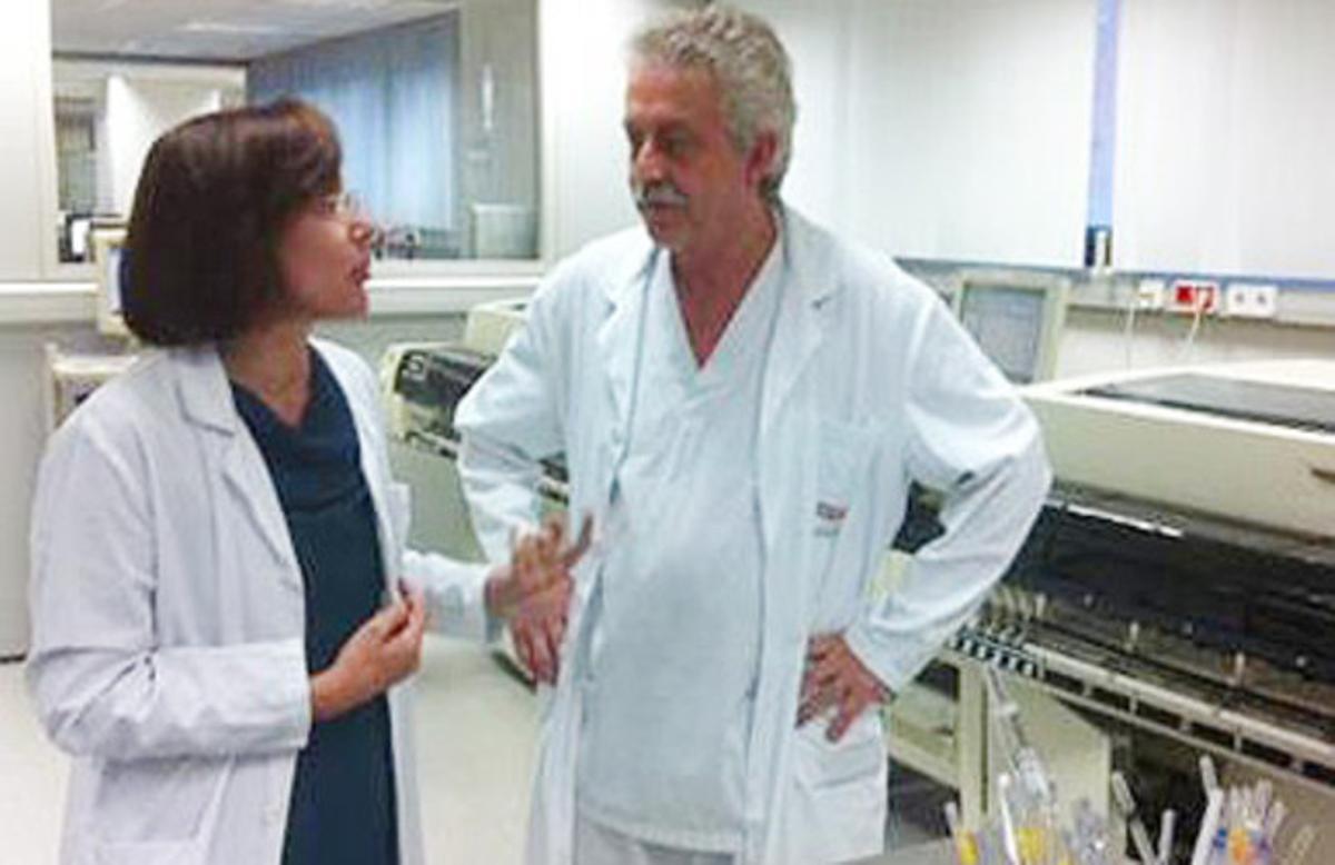 La doctora Montserrat Tura, a la seva feina. La doctora Montserrat Tura, a la seva feina.