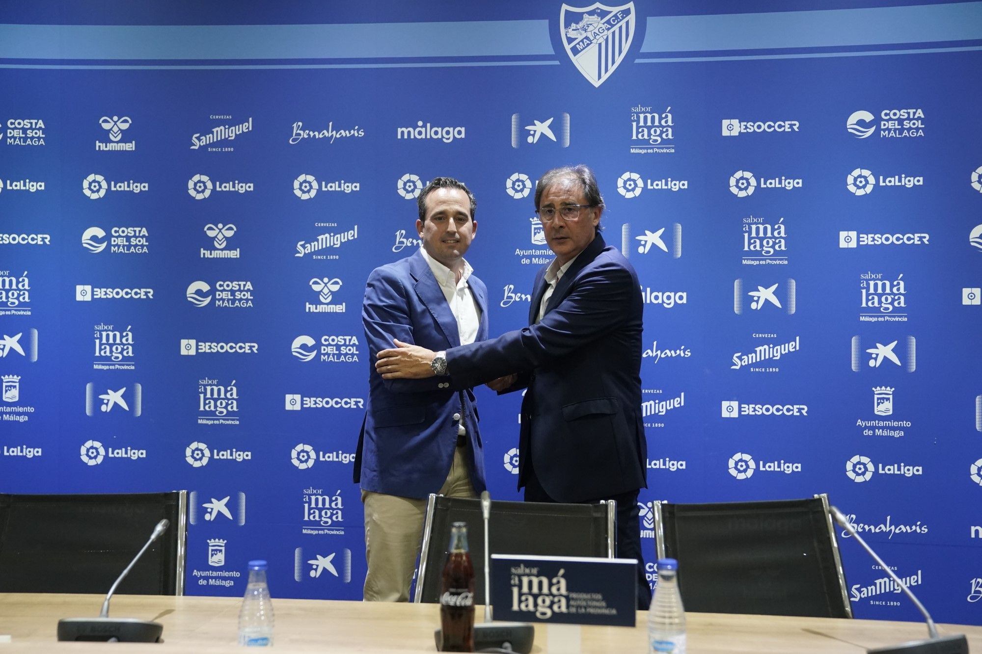 Presentación de Loren Juarros como nuevo director deportivo del Málaga CF