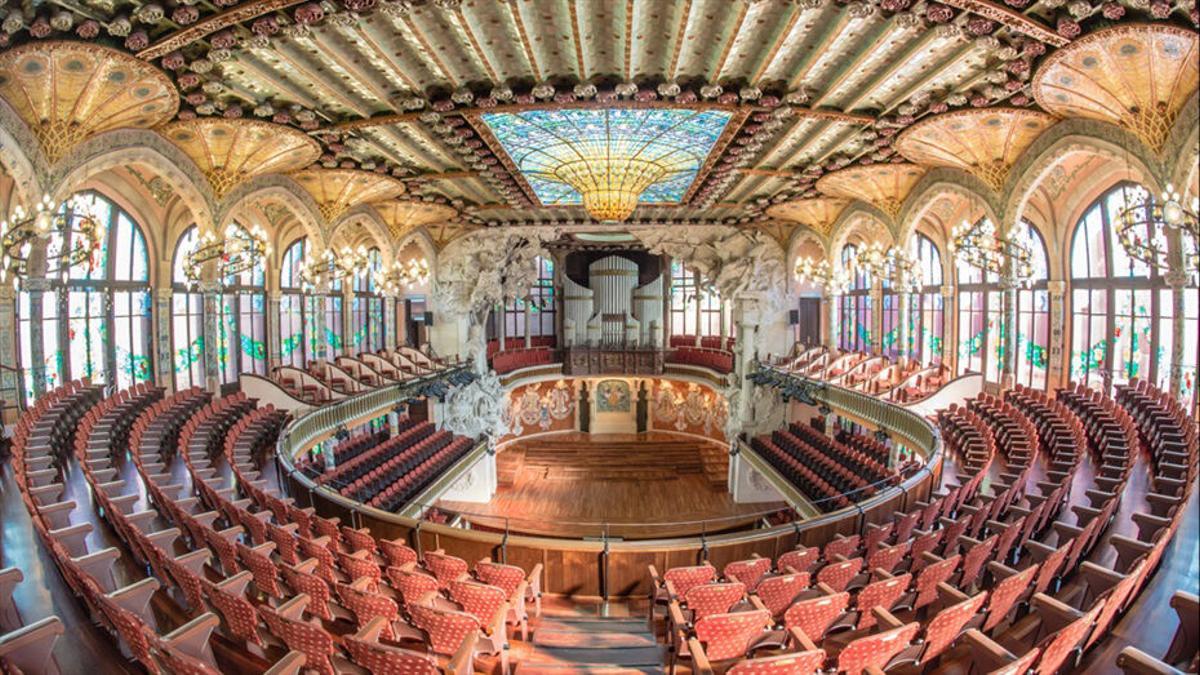 Una imagen del Palau de la Música Catalana.