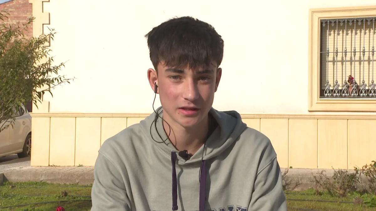 El joven que se acercó a ayudar en el accidente ferroviario de Adamuz.