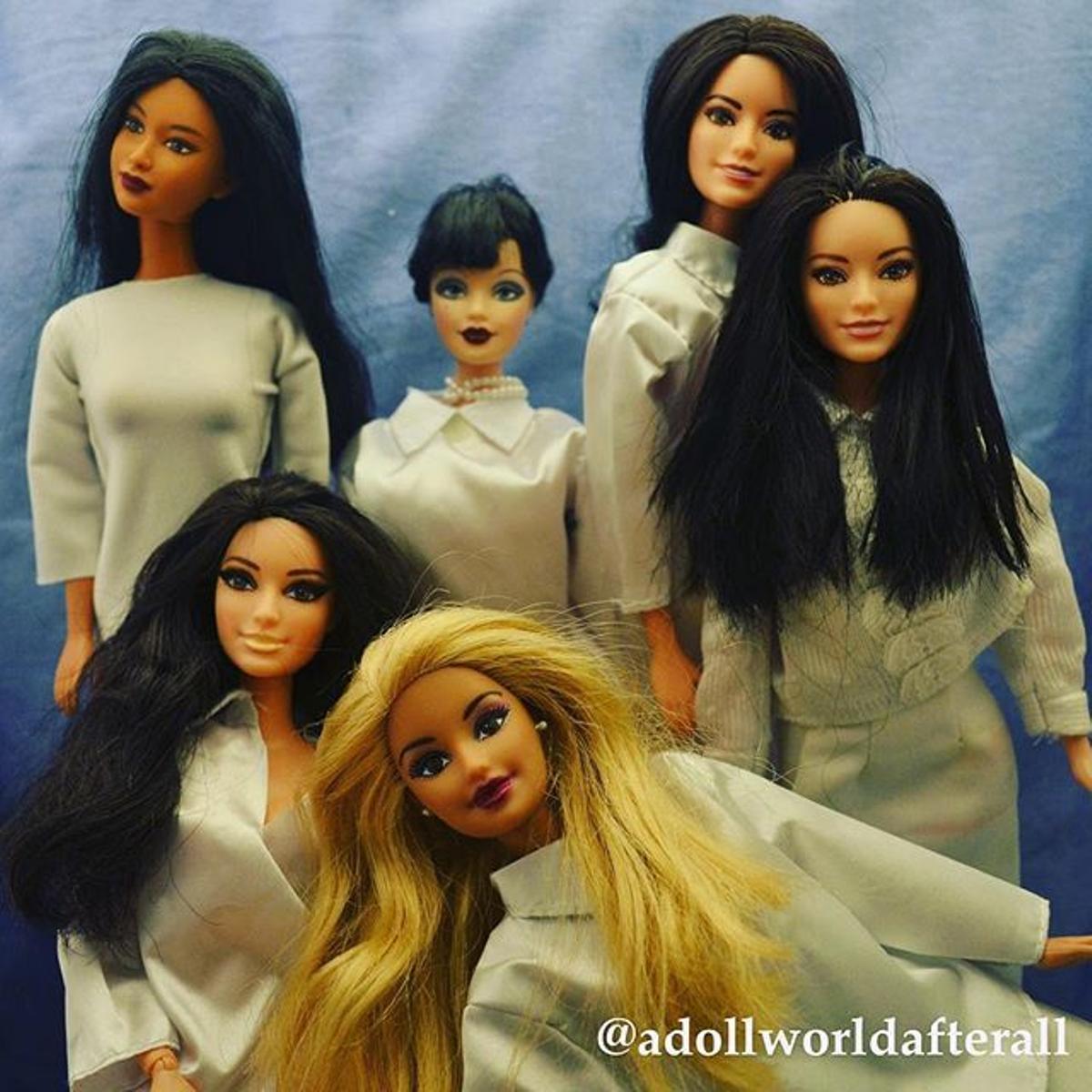 El clan Kardashian en el Instagram de @adollworldafterall