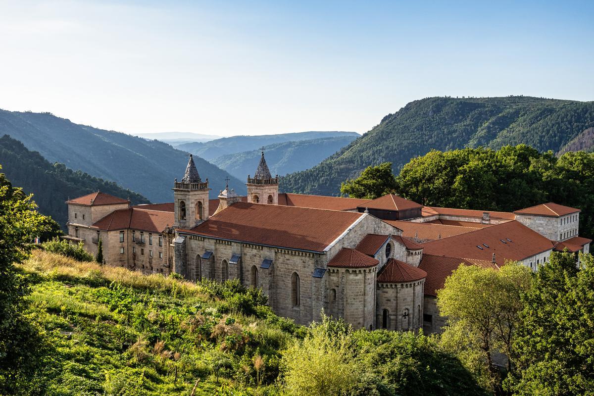 El monasterio gótico de Santo Estevo.