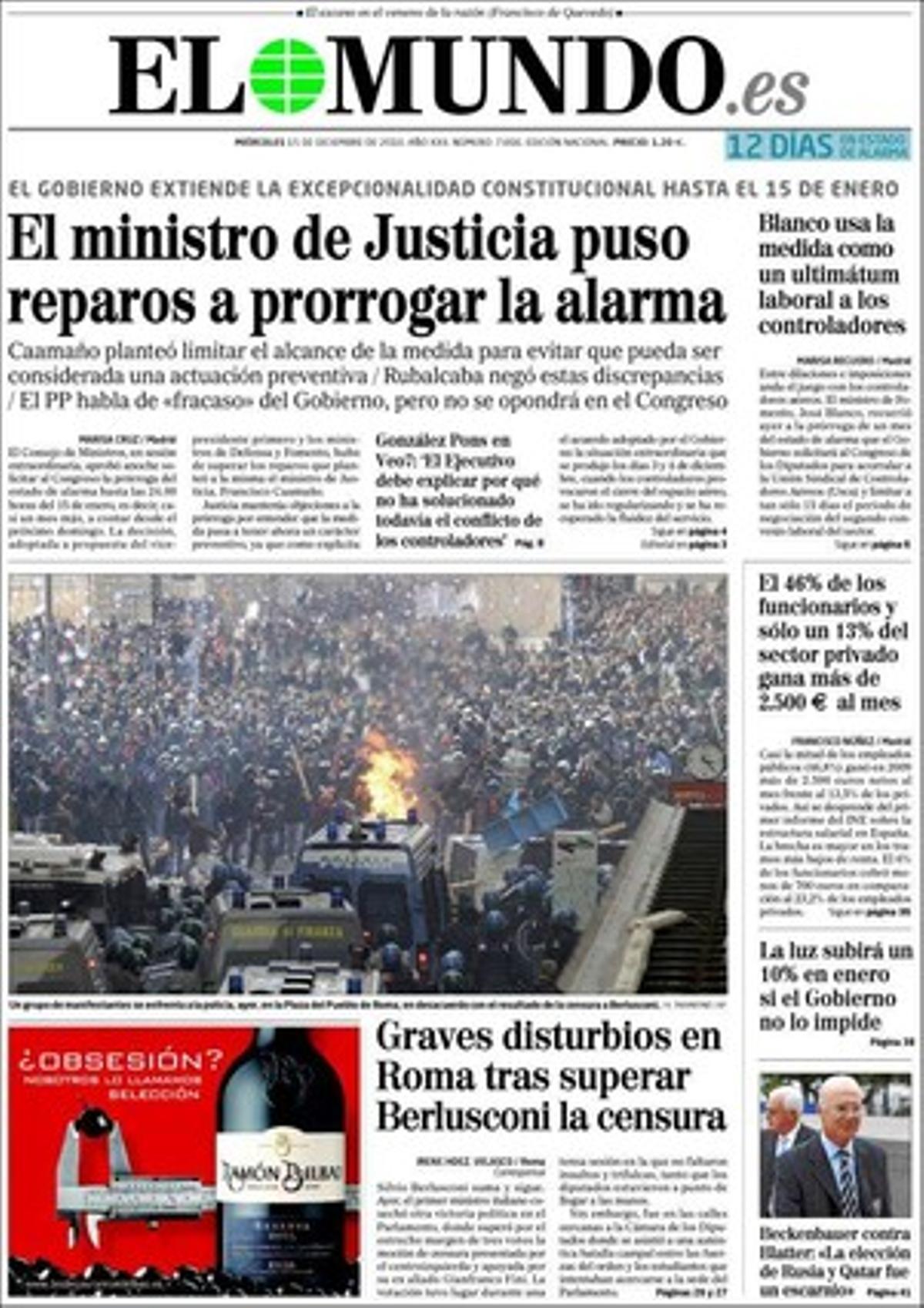 ’El Mundo’ realça a més que el PSOE llança una potent campanya per buscar el vot d’un milió dels nous immigrants a les municipals, i que Imma Tubella, rectora de la UOC, es perfila com l’opció d’Artur Mas per a la Conselleria de Cultura.