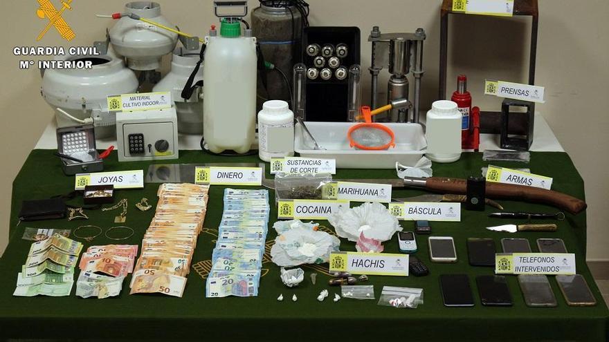 Nueve detenidos de una banda que traficaba con cocaína en Pozoblanco y Villanueva de Córdoba