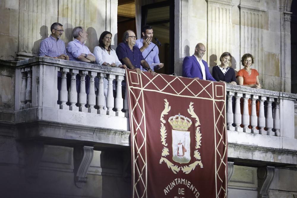 Saúl Craviotto da el pregón de la Semana Grande de Gijón