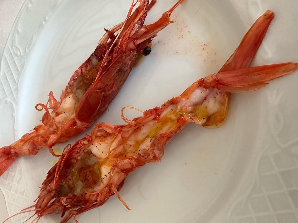 Carabineros con sobrasada