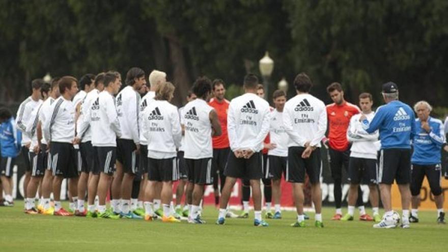 El Real Madrid prepara el encuentro ante LA Galaxy