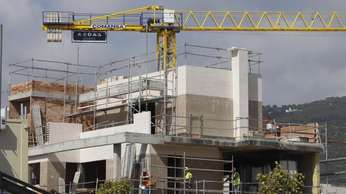 Construcción de un edificio en Córdoba.