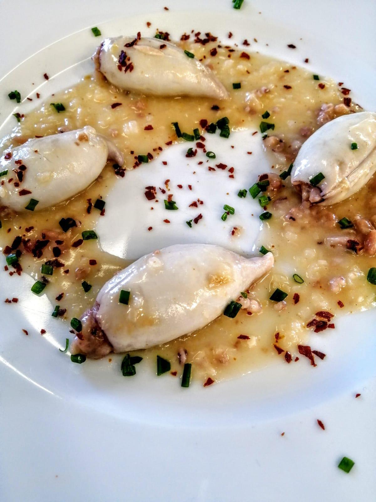 Calamares rellenos.