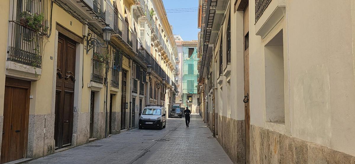 La calle, en dirección a Quart