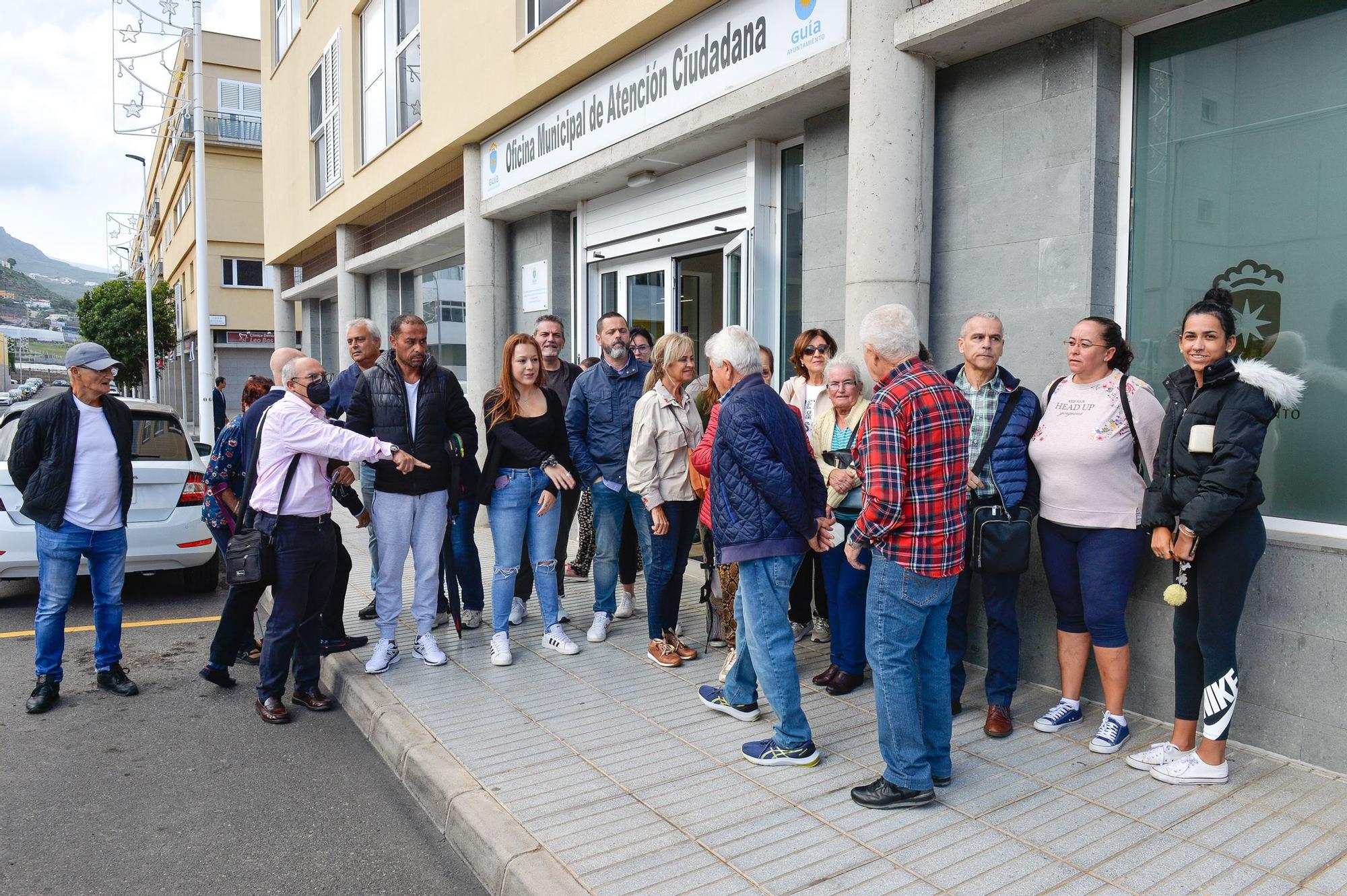 Concetración de afectados por el traslado de la residencia de mayores Tarazona