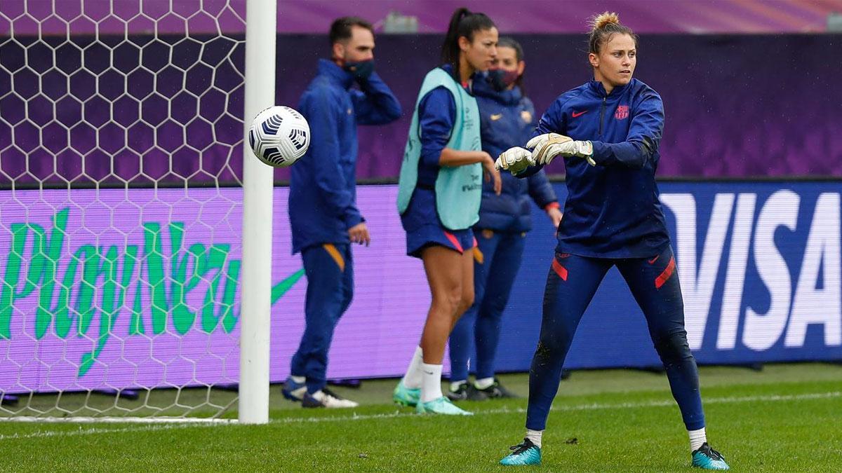 El Barça, en el último entrenamiento previo a la final de Champions