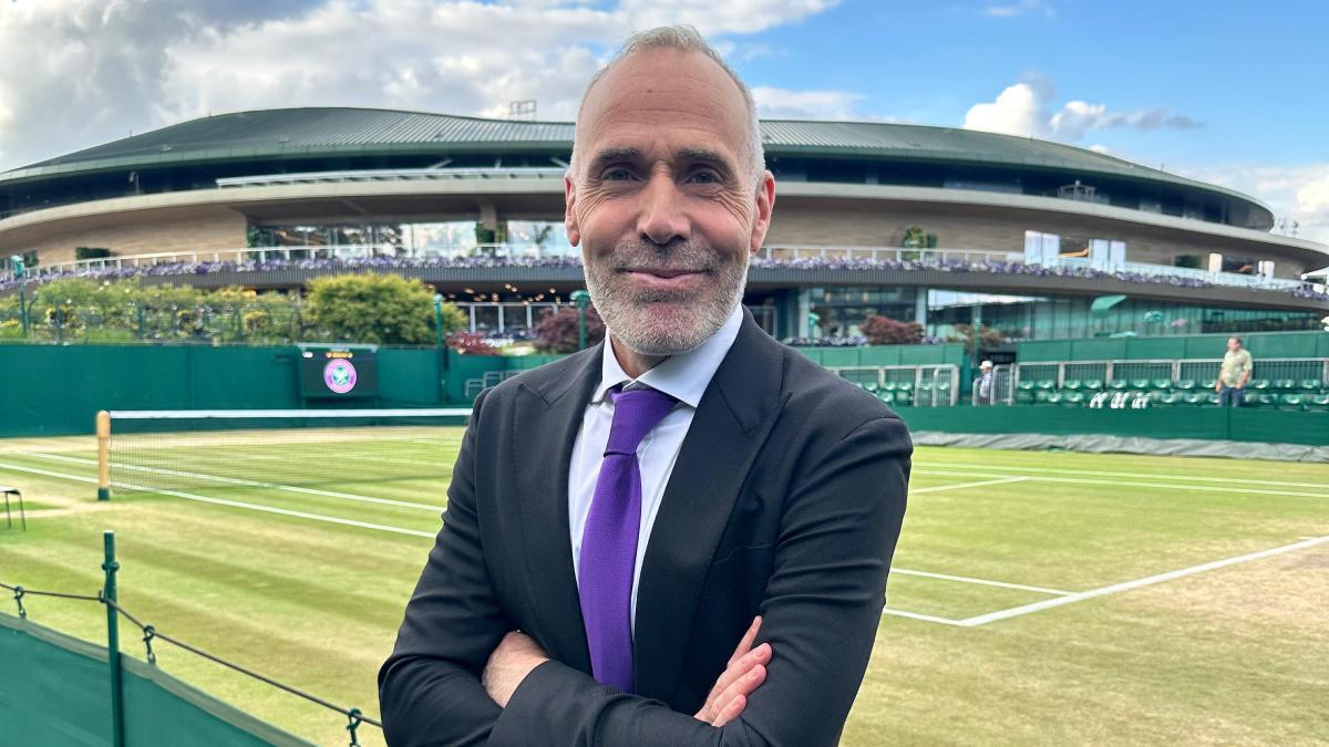 Alex Corretja en las instalaciones de Wimbledon donde ejerce habitualmente de comentarista