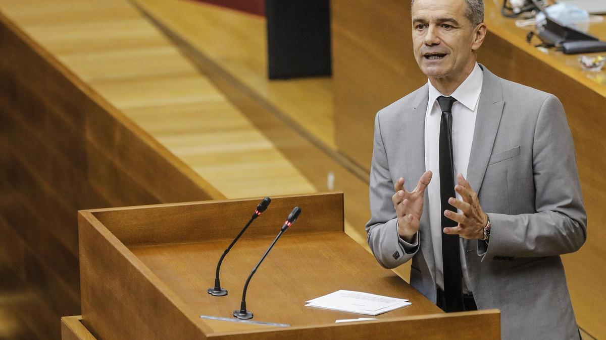 El líder de Ciudadanos en la Comunidad, Toni Cantó.