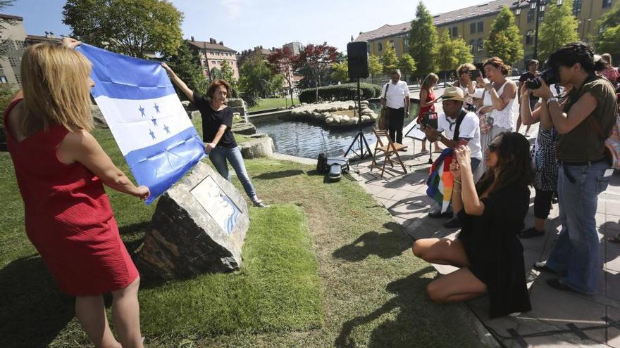 Oviedo rinde homenaje a la activista hondureña Berta Cáceres