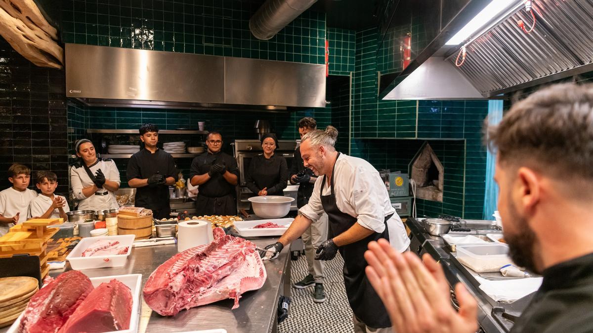 El restaurante PaloSanto celebra su premio Sello Copil con un exquisito ronqueo de atún.