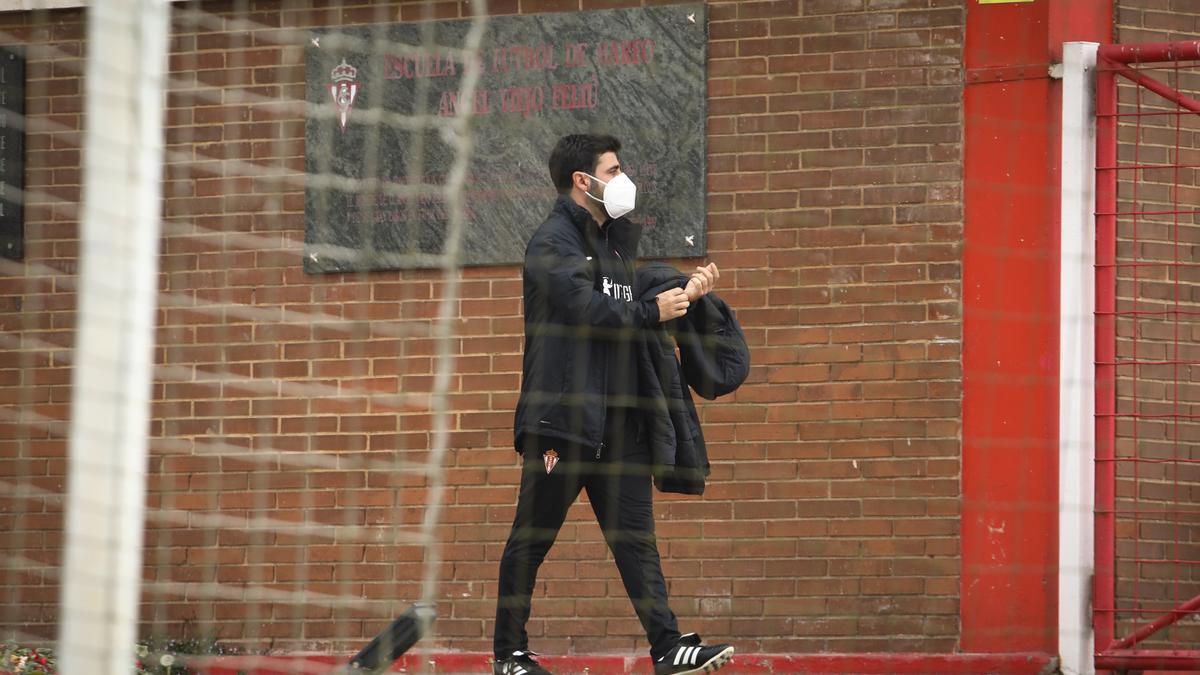 David Gallego en la Escuela de Fútbol de Gallego