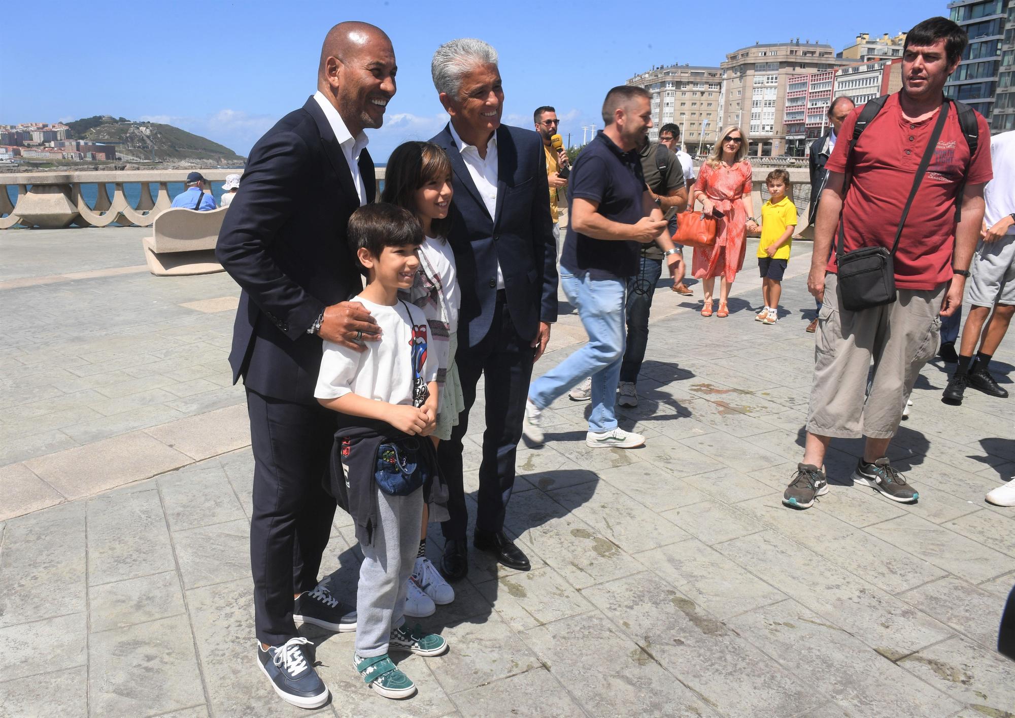 Mauro y Bebeto ya están en A Coruña para su homenaje
