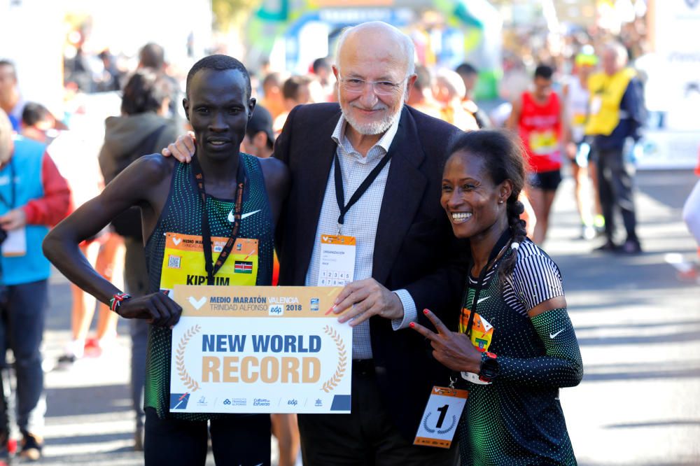 Medio Maratón Valencia 2018, récord mundial