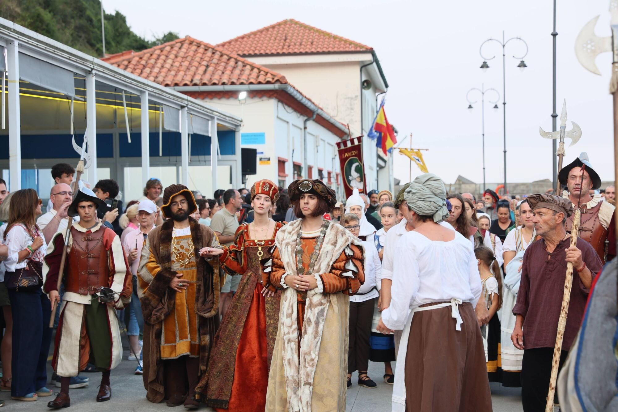 Carlos V siempre desembarca en Tazones
