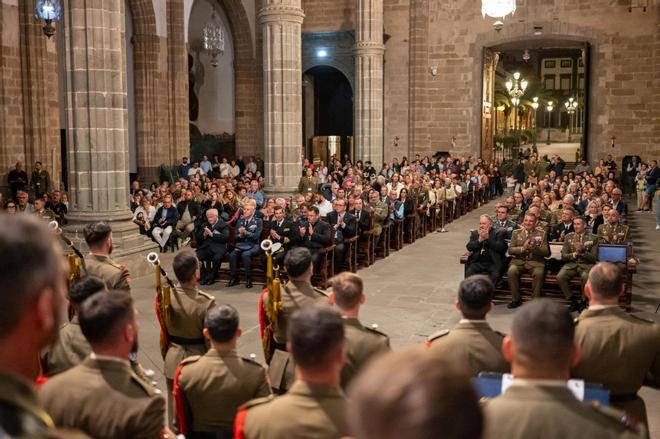 Así fue el concierto cofrade de la Banda de Guerra en la Catedral de Canarias