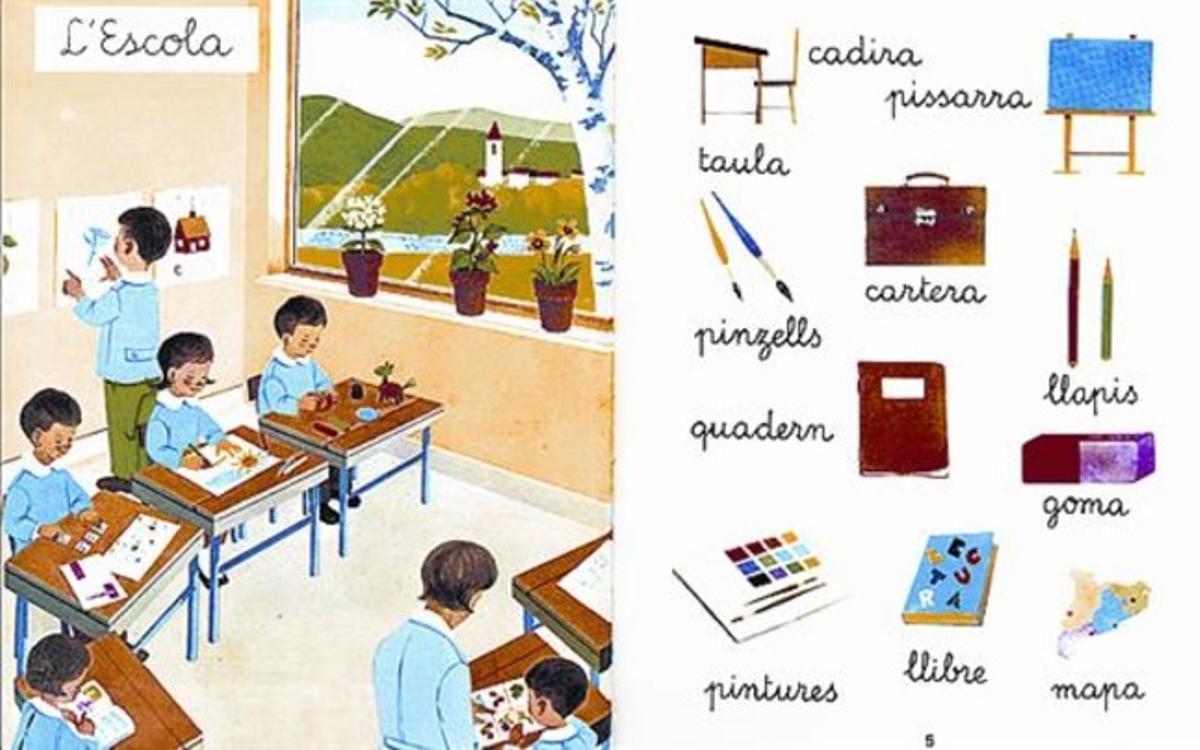 Renovació pedagògica 8 Il·lustracions del llibre ’Beceroles’, on s’apliquen metodologies innovadores per aprendre a llegir i escriure.