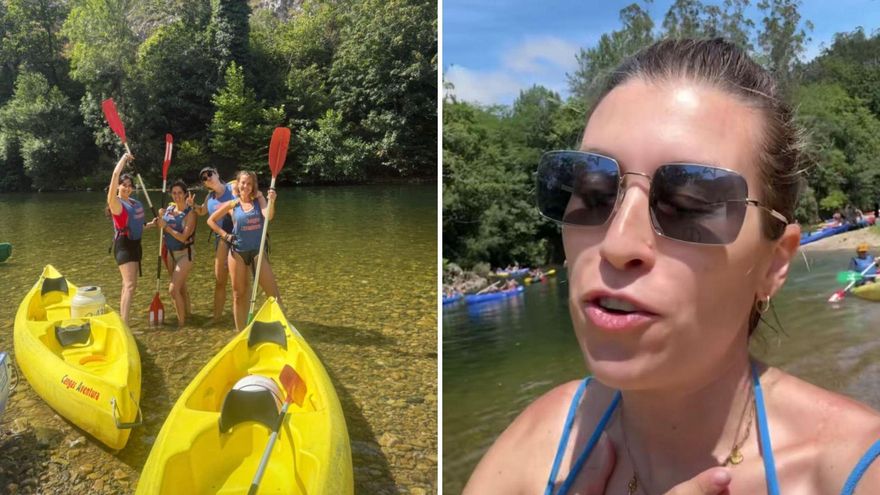 La popular humorista Eva Soriano, en Asturias: descenso del Sella en canoa y noche bajo las estrellas en Llanes